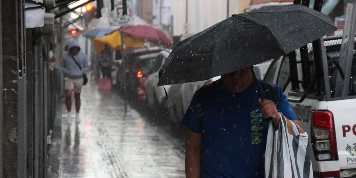 Seguirán las lluvias en Puebla y en más de 20 estados del país