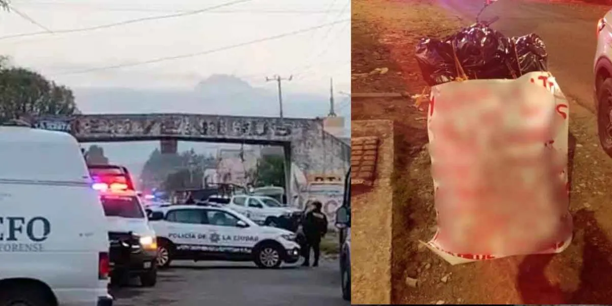 Viernes de cuerpos embolsados, asalto bancario y cadáver en el río Alseseca