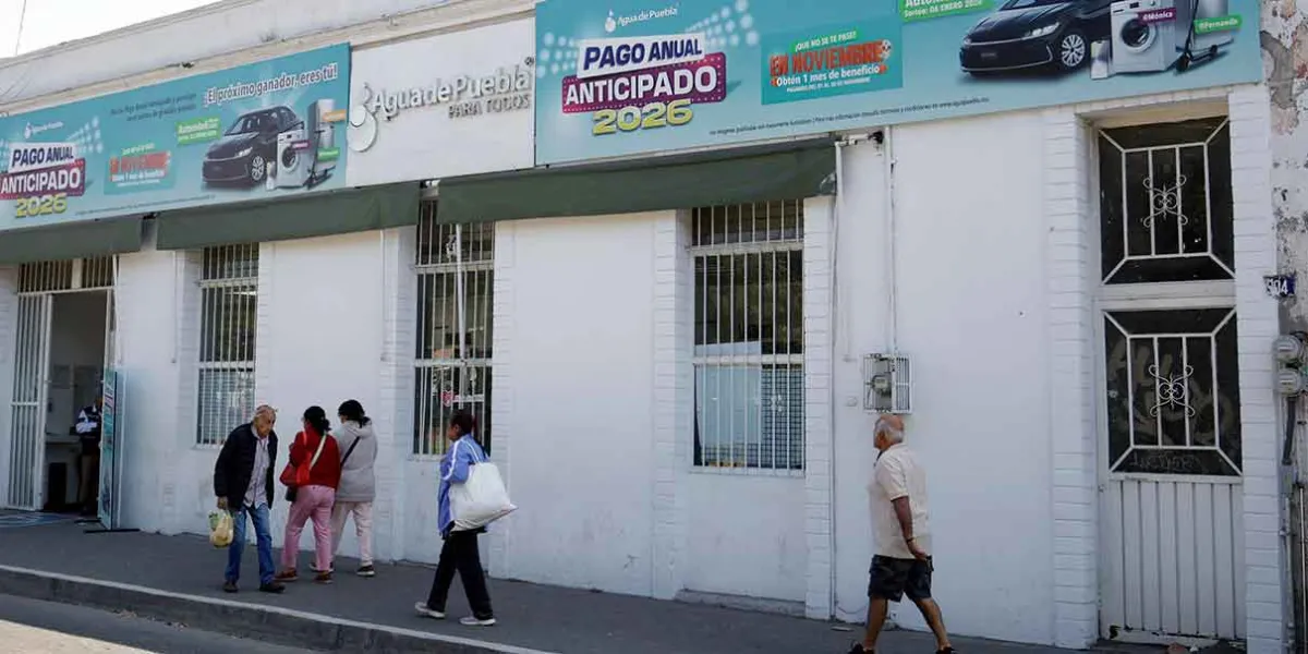 Agua de Puebla ofrece tarifa congelada y ocho boletos para rifa por Pago Anual Anticipado 2026