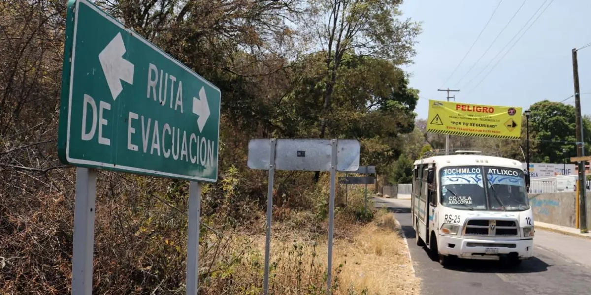 Atlixco pide al Estado rehabilitar rutas de evacuación ante riesgo del Popocatépetl