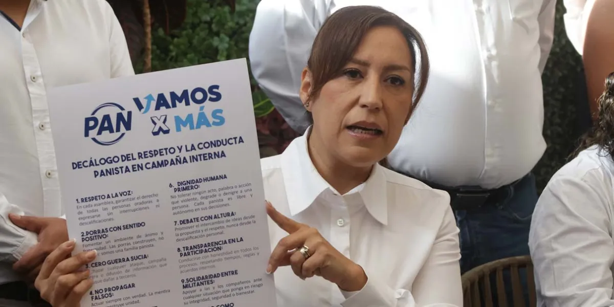 Guadalupe Leal propuso decálogo y debate por la dirigencia municipal panista en la capital