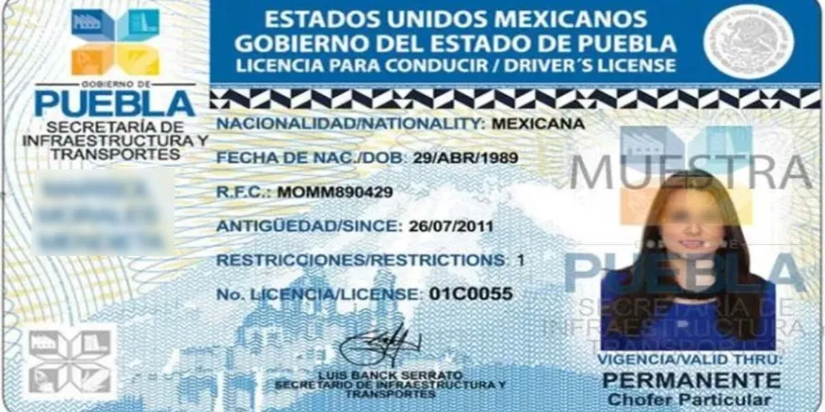 En Puebla, licencias permanentes de 2019 aún valen, pero su reposición exige requisitos