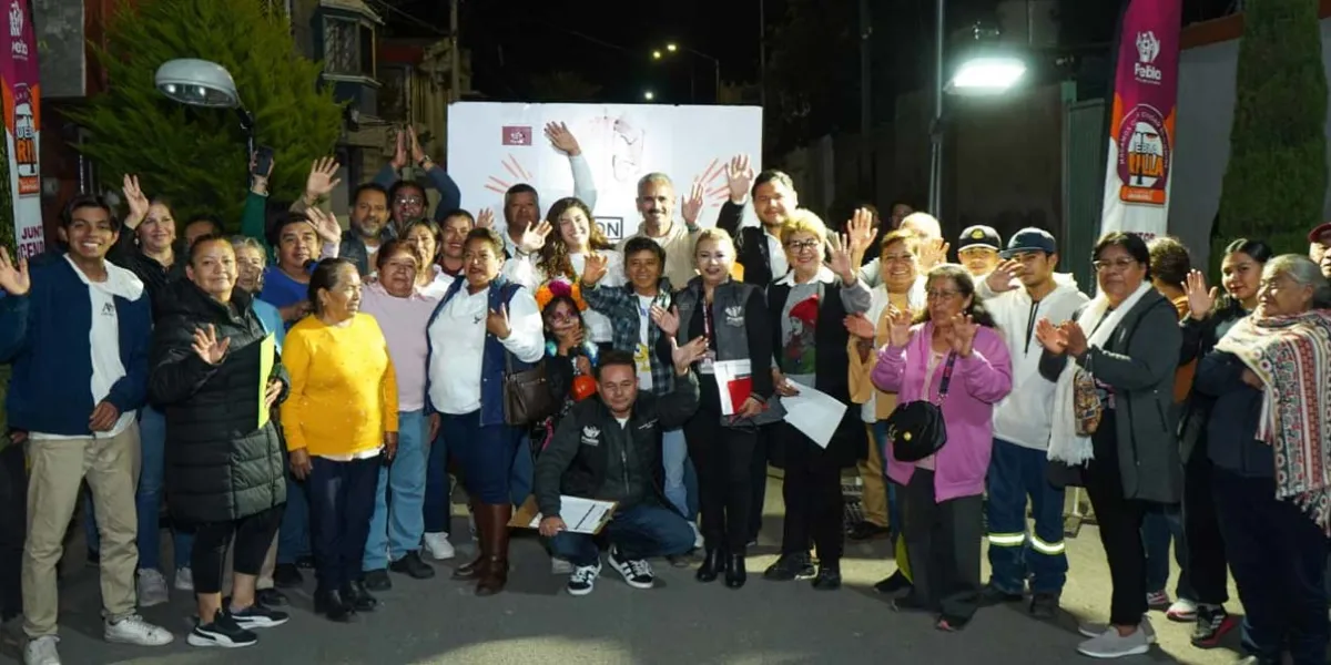 Puebla Brilla: Gobierno de Chedraui logra iluminación total con LED en la colonia Del Valle