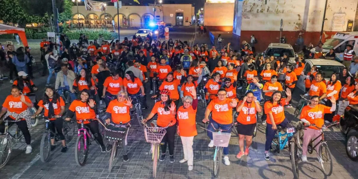 Tonantzin Fernández impulsa la Rodada por la Libertad: ¡En Cholula, la violencia se frena!