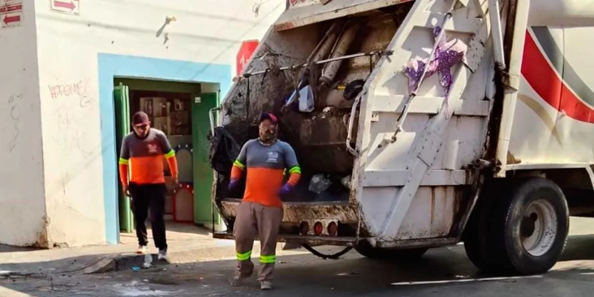 Se suspenderá recolección de basura el 25 de diciembre y 1 de enero en San Pedro Cholula