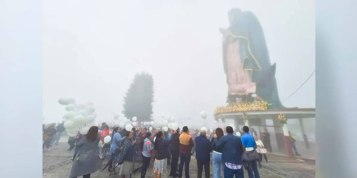 Cumplió 15 años Monumental Virgen de Guadalupe en Xicotepec