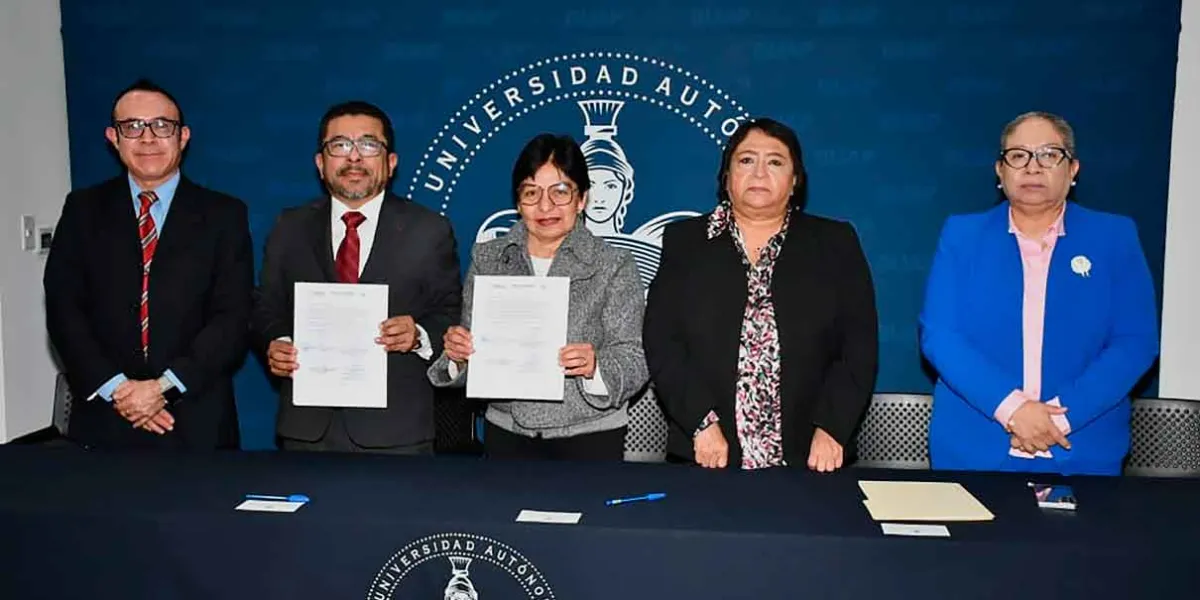 Firman convenio BUAP y la Secretaría Anticorrupción y Buen Gobierno del Estado de Puebla