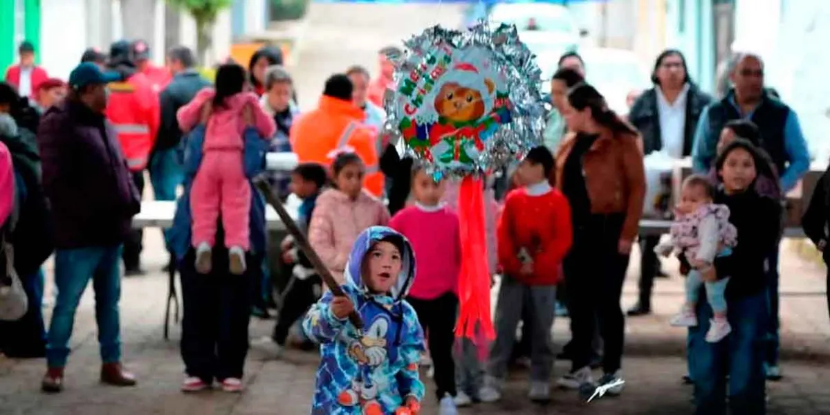 Gran participación en primera posada en el Pueblo Mágico de Huauchinango
