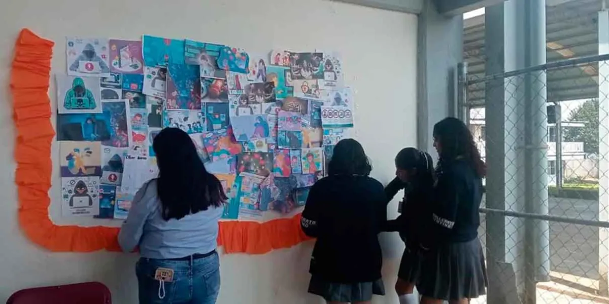 Huauchinango mantiene activismo entre alumnos contra la Violencia de Género