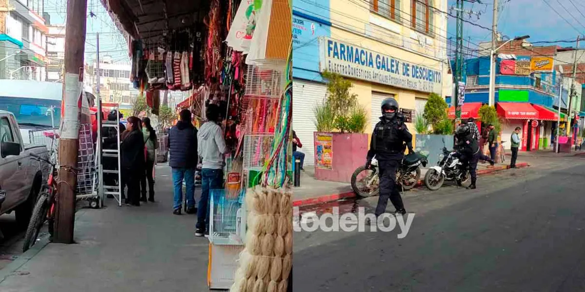 Realizan operativo de retiro de ambulantes y ordenamiento en el mercado Domingo Arenas