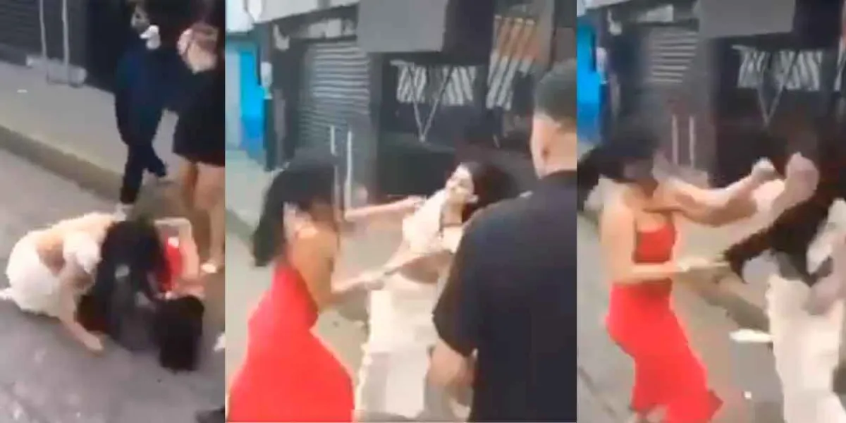 Posada navideña en Guayaquil termina en violenta pelea entre mujeres "elegantes"