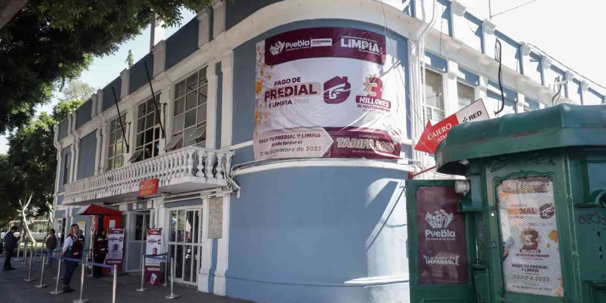 Atención. Estos son los horarios de las cajas de Tesorería de Puebla Capital por fiestas decembrinas