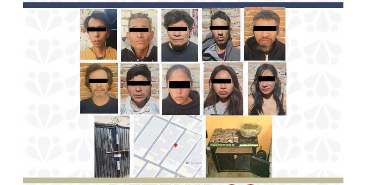 Desintegran banda de narquitos en la Popular Castillotla