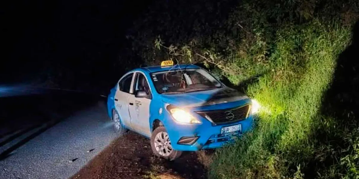 Ejecutan a taxista en carretera de Huauchinango