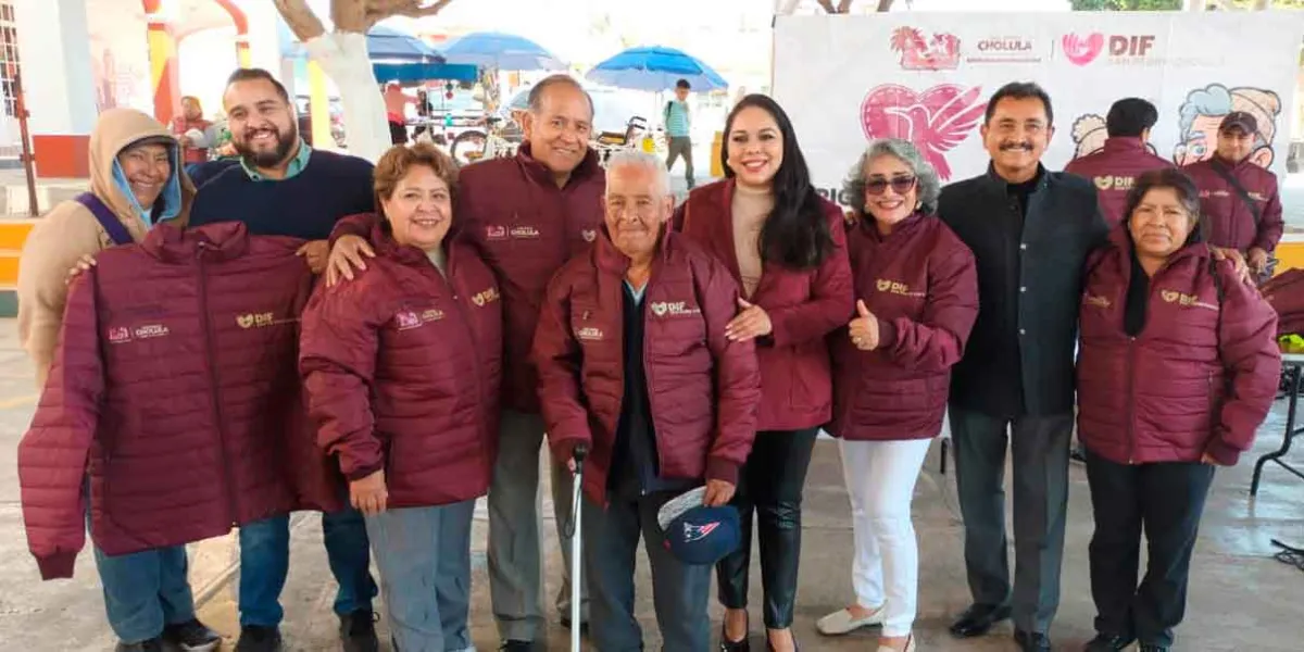 El programa “Abrigando Cholula” continúa llegando a todas las juntas auxiliares