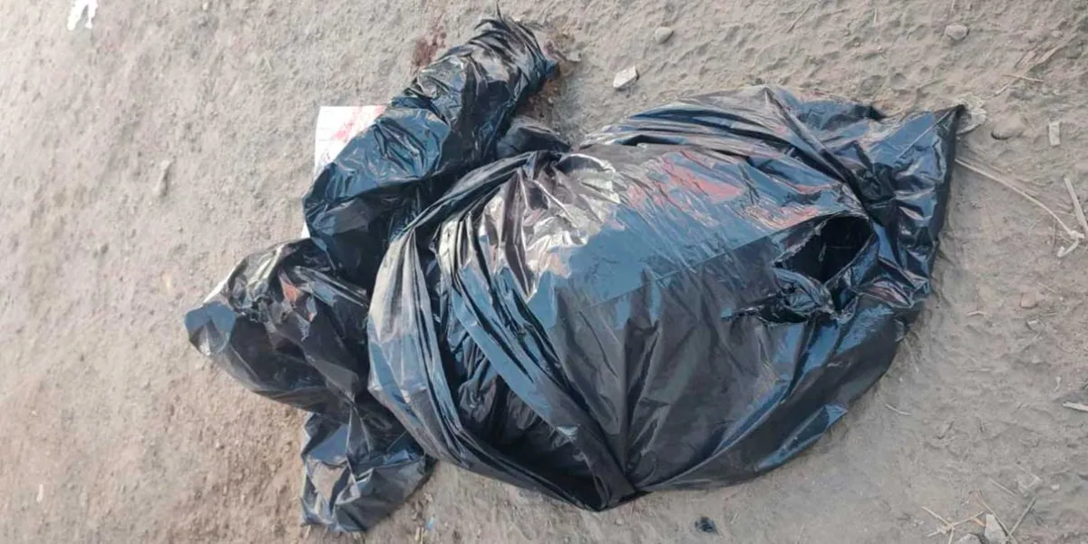 Hallan cuerpo descuartizado y embolsado entre El Verde y Texmelucan