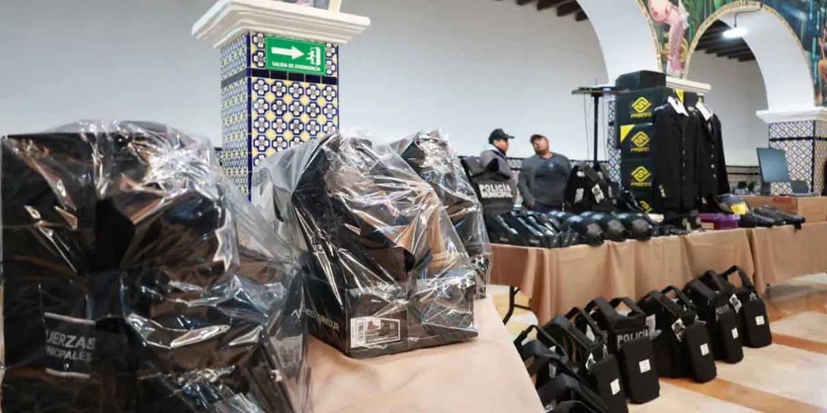 Atlixco invierte 27 millones en equipamiento policial para reforzar la seguridad
