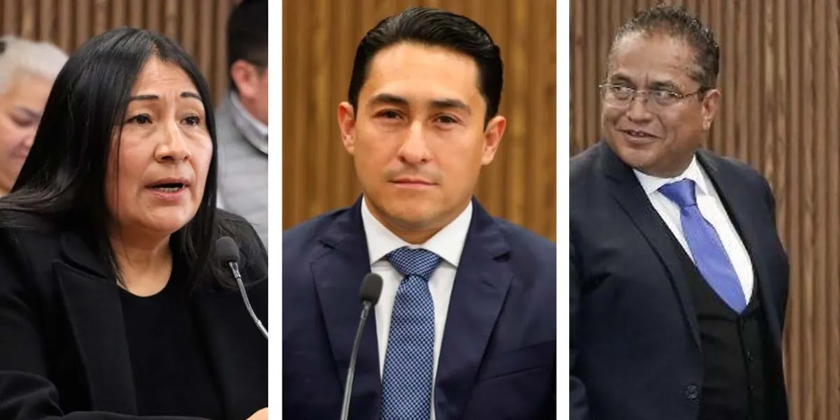 Germán Reyna, Román Sánchez y Bibiana González van por el puesto de AUDITOR