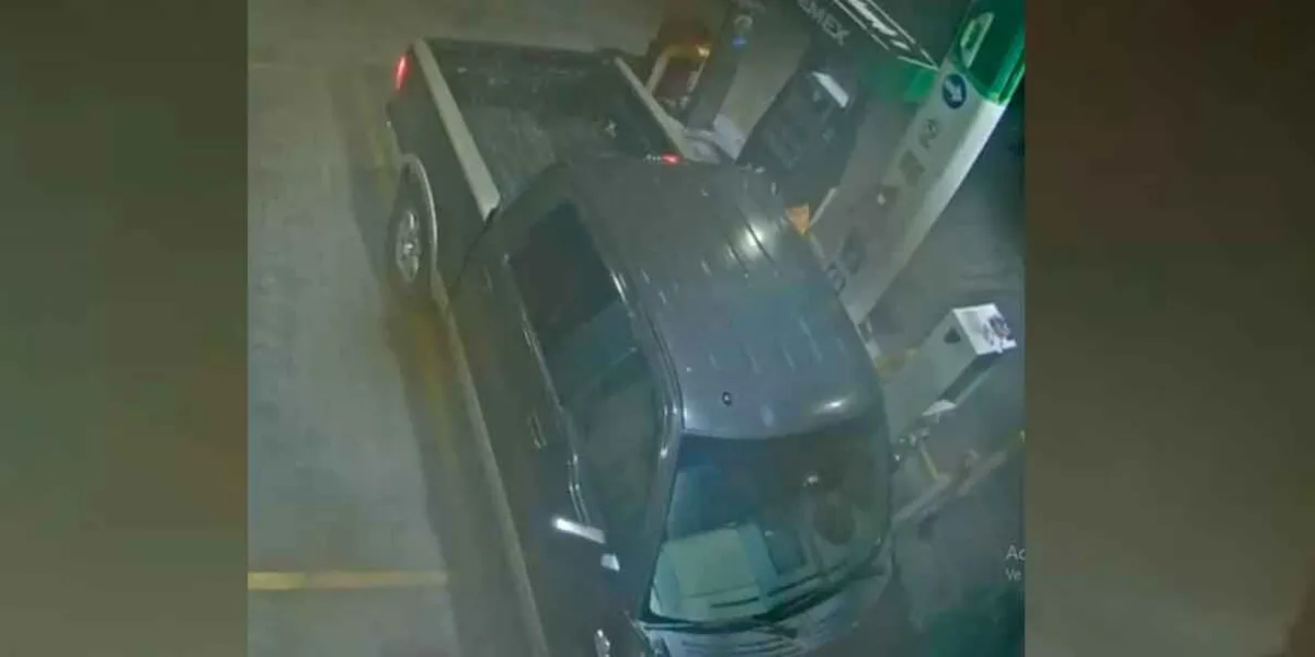 Conductor huyó sin pagar la gasolina en Texmelucan; la camioneta tiene placas de Durango