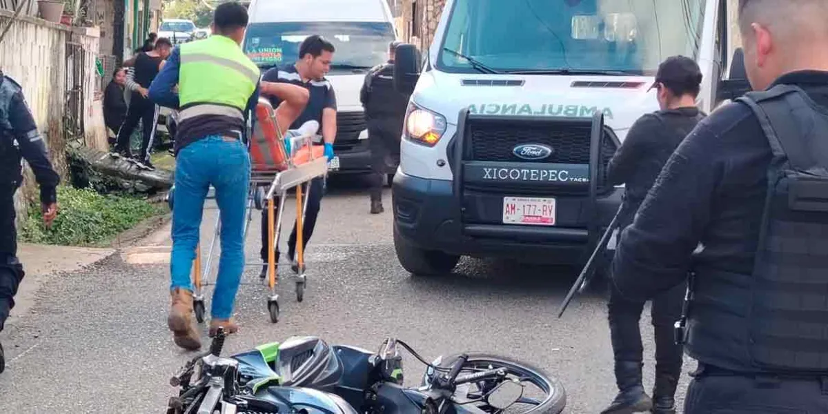Cuatro motociclistas inician el año en el hospital de Xicotepec