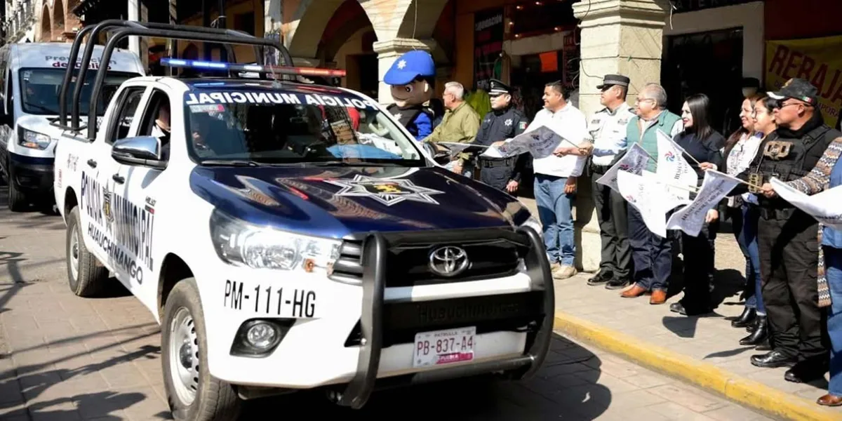 Operativo de Proximidad Social, por un Huauchinango más seguro y en paz