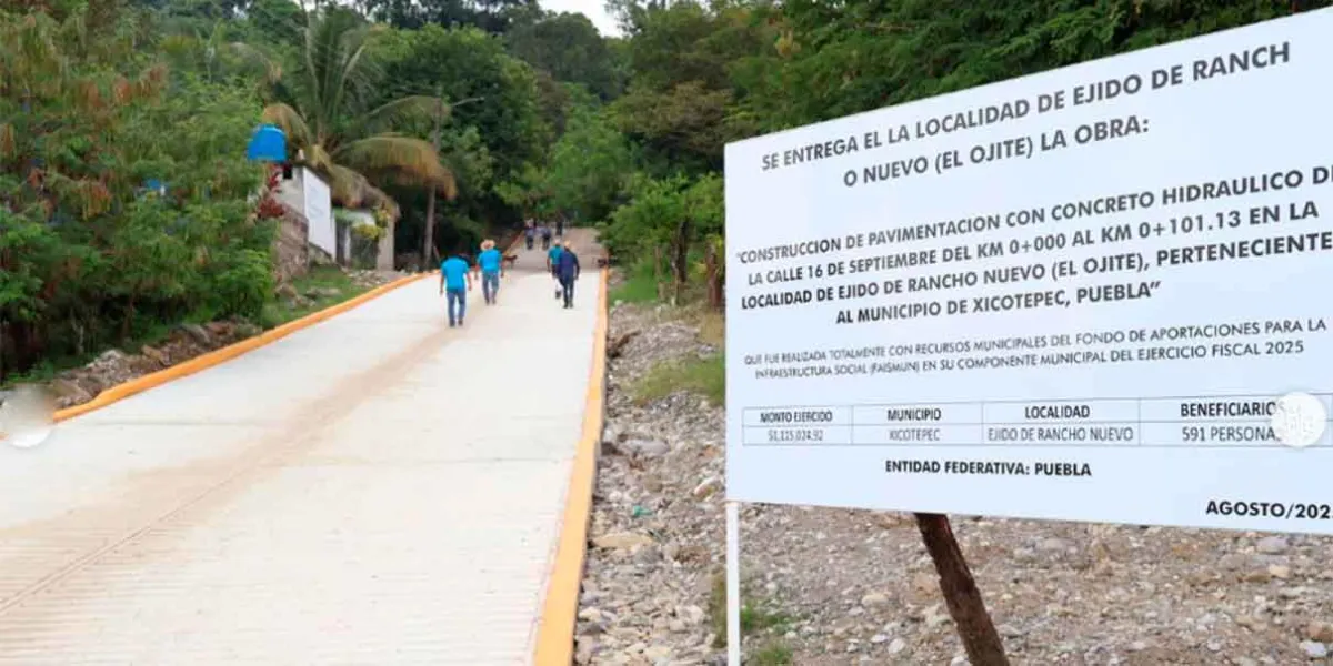 Alcalde de Xicotepec reafirma transparencia ante auditorías por obra millonaria de pavimentación
