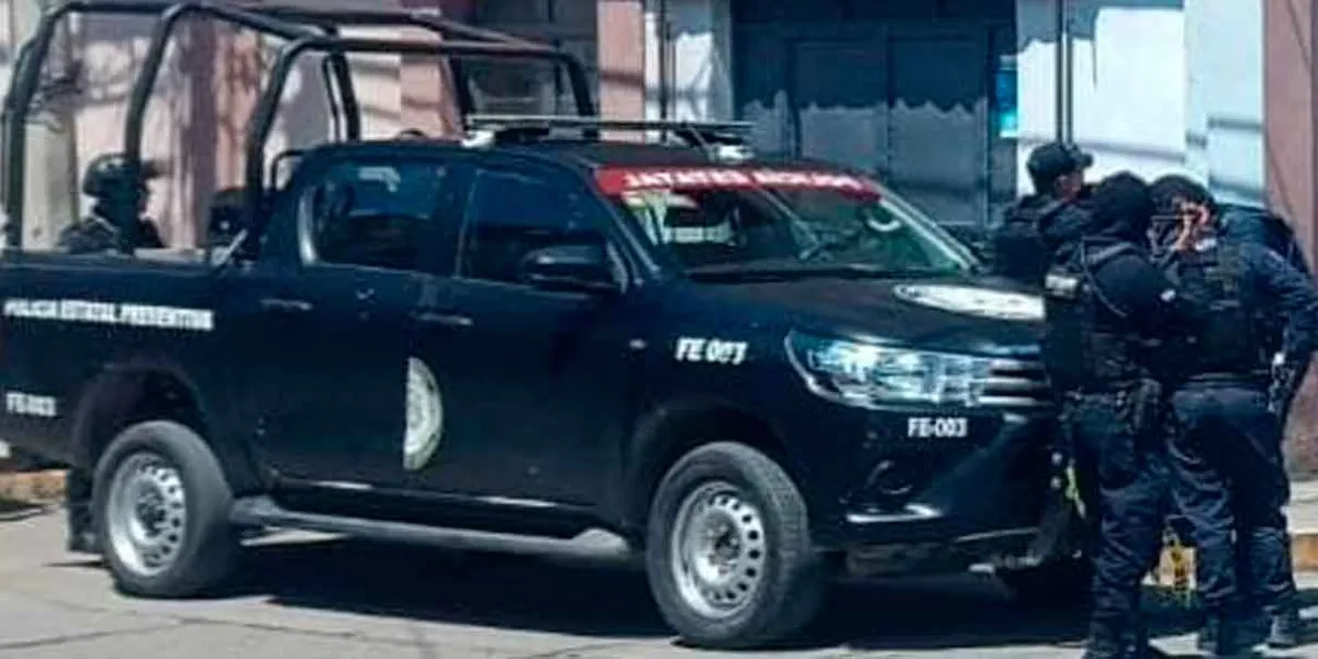 Movilización policiaca en Huejotzingo por granada en una casa