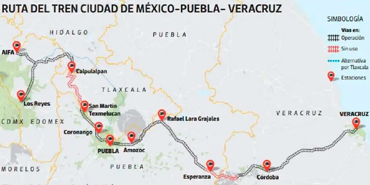No habrá tren México-Puebla-Veracruz este año 