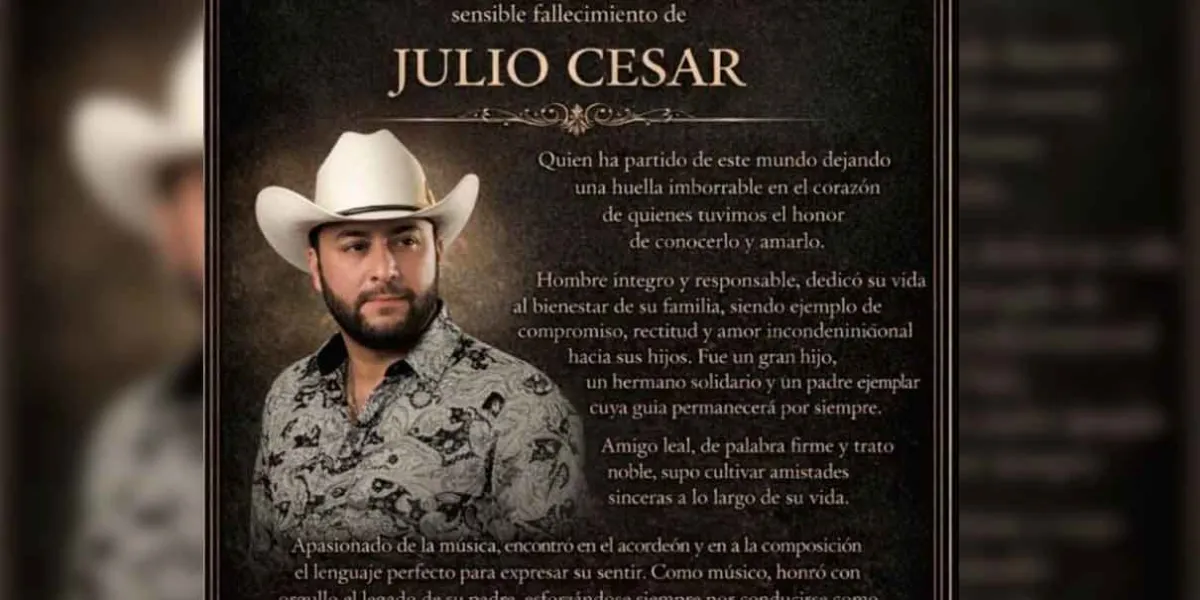 Asesinan  Julio César Beltrán, acordeonista de Grupo Arraigado