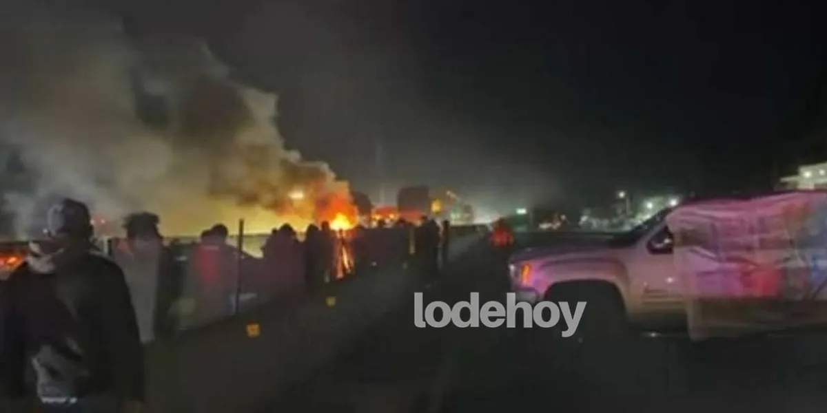 Bloqueo en Acatzingo por desaparición de Erik paralizó la carretera Acatzingo–El Seco