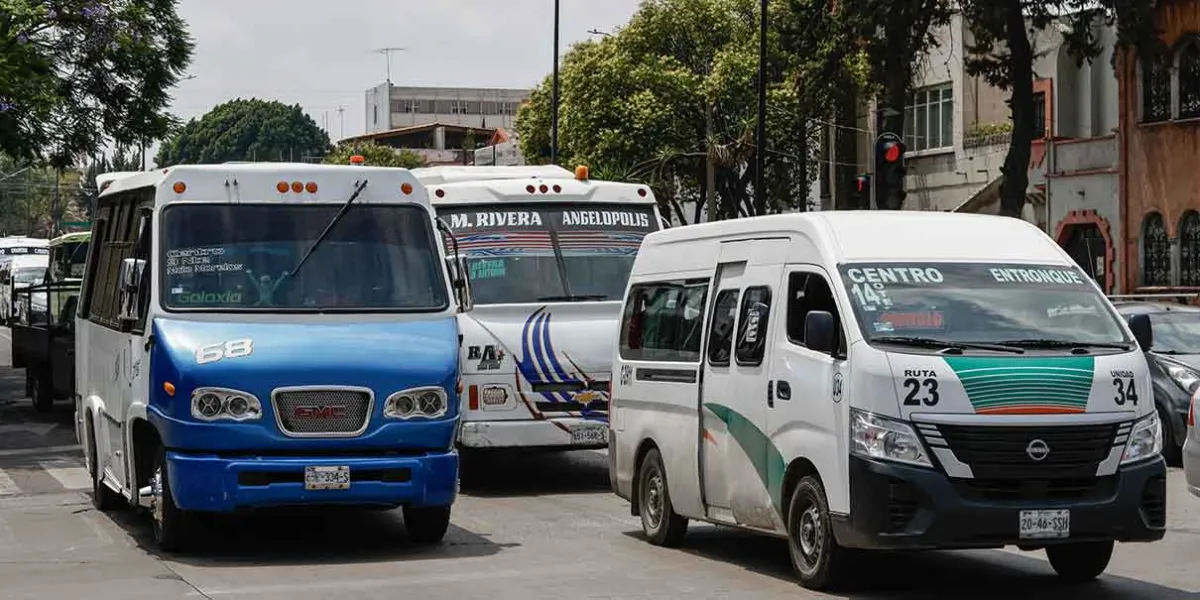 Este martes, megaparo del transporte público en Puebla y zona conurbada