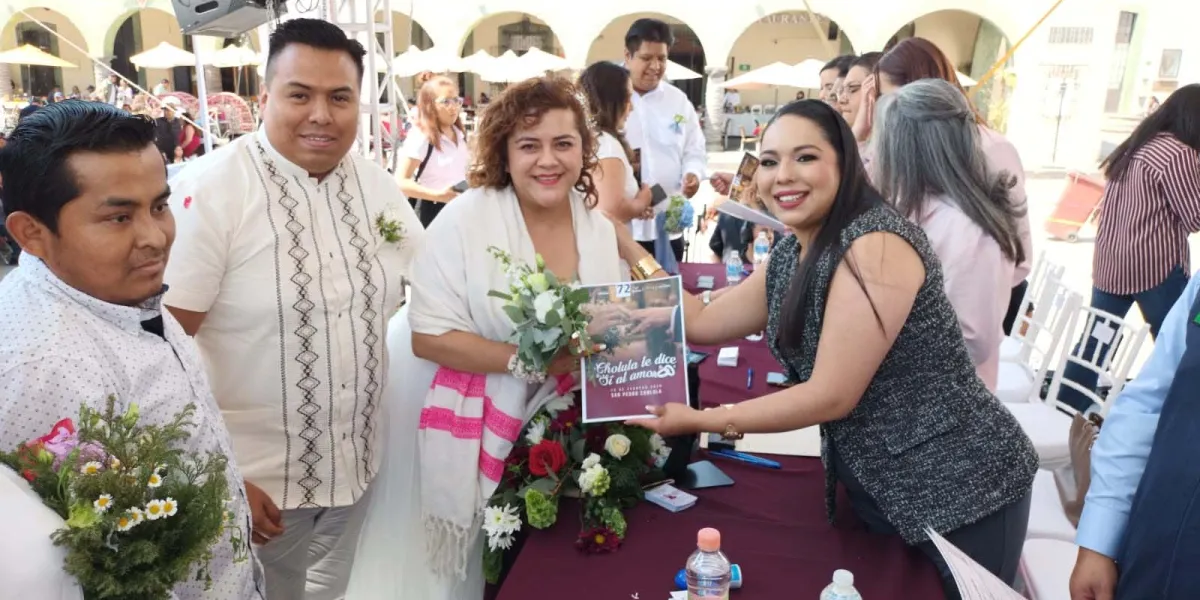 Tonantzin Fernández acompaña a parejas en el programa “Cholula le dice sí al amor”