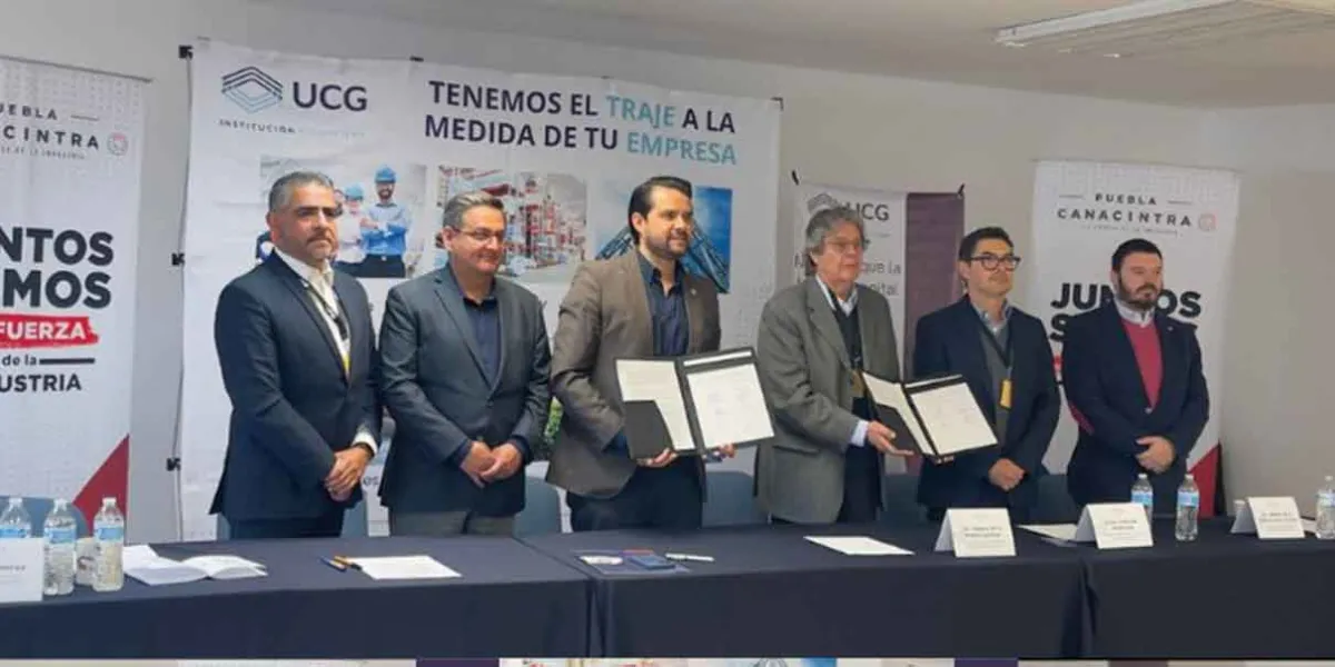 UCG y Canacintra Puebla impulsan financiamiento sectorial con convenio estratégico
