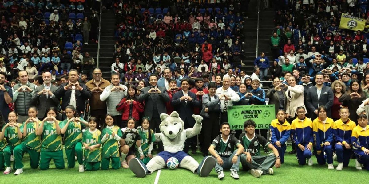 2,500 estudiantes de todos los niveles se enfrentan en el Mundialito Escolar 2026 de la BUAP