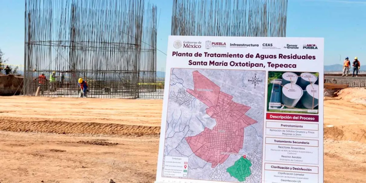 Puebla utiliza tecnología avanzada para tratamiento sustentable del agua