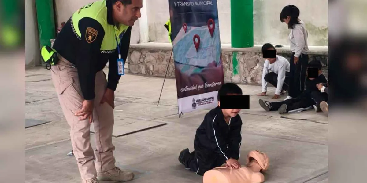  Capacitación intensiva de primeros auxilios en escuelas de Huauchinango