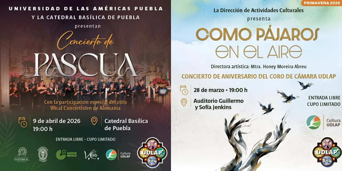 UDLAP. Gran Cartelera Cultural Primavera 2026; conciertos, teatro y danza