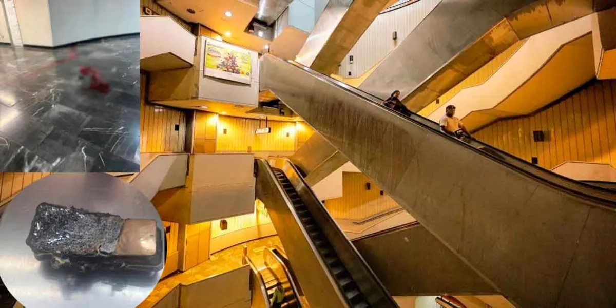 Hombre cae de 30 metros de altura en el Metro Camarones. Su celular le explotó