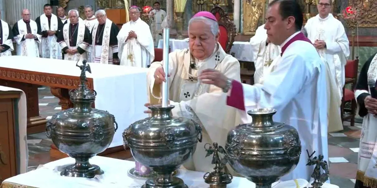 Misa Crismal, Santos Óleos y renovación de promesas sacerdotales en Catedral