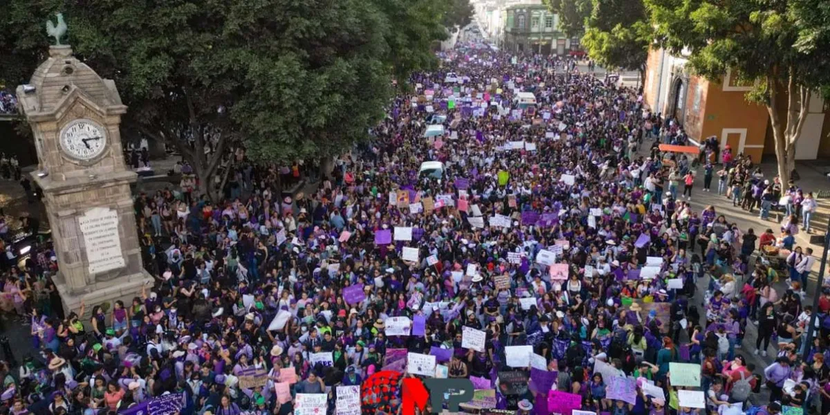 Se desplegarán mil 332 policías en Puebla por marchas del 8M