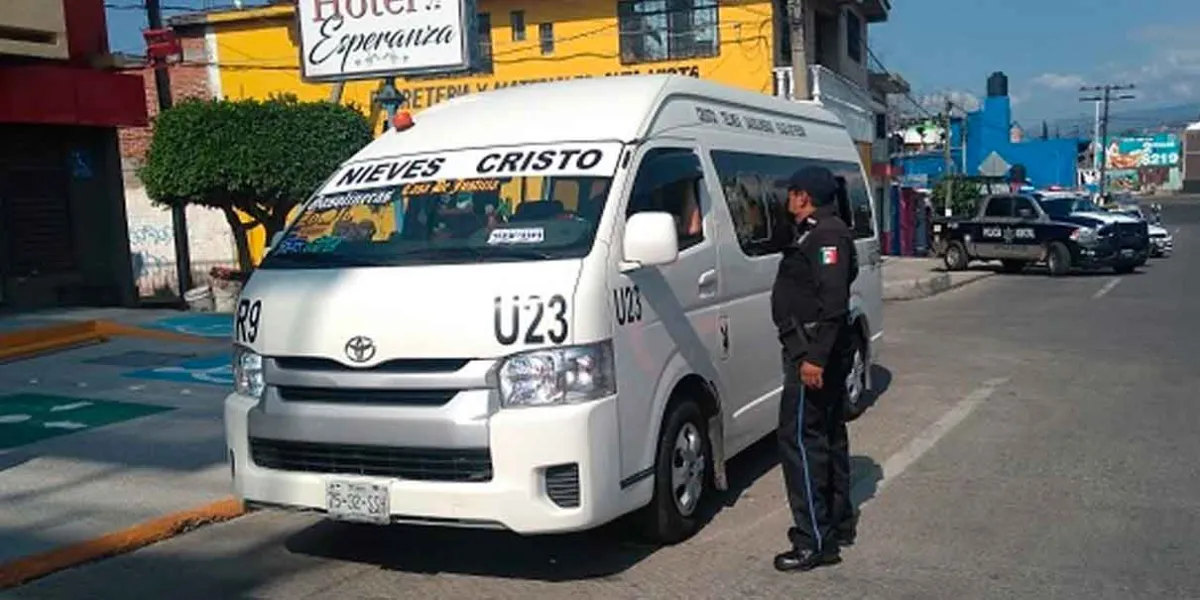 Anuncian orden y mejoramiento del transporte en Atlixco; van contra unidades pirata