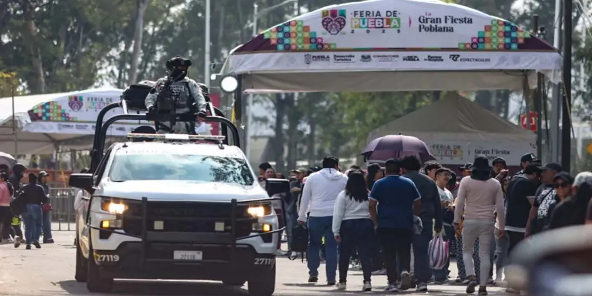 Desplegarán 2 mil 350 policías a la Feria de Puebla con helicóptero y drones