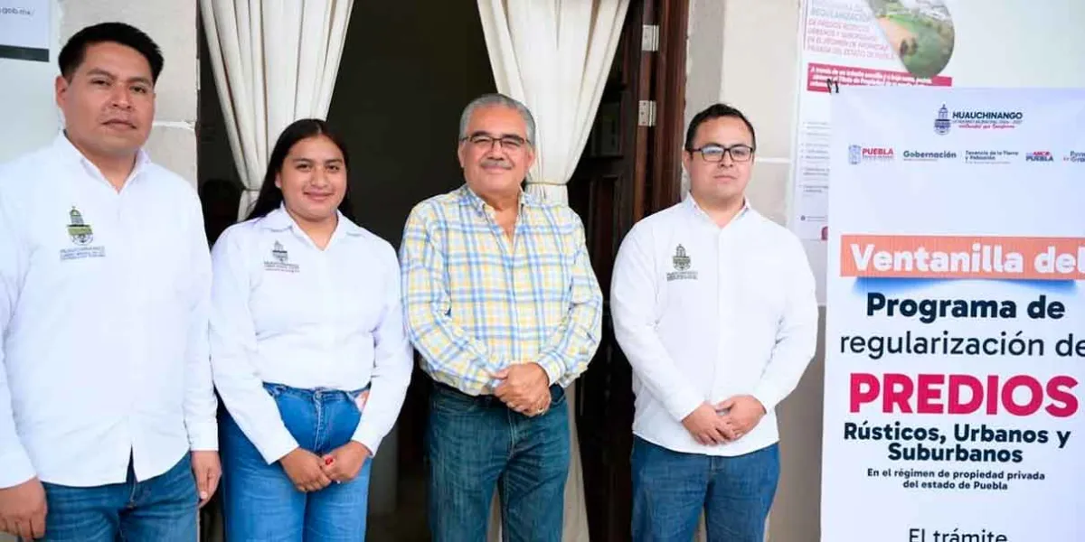 Huauchinango agiliza atención para regularizar predios 