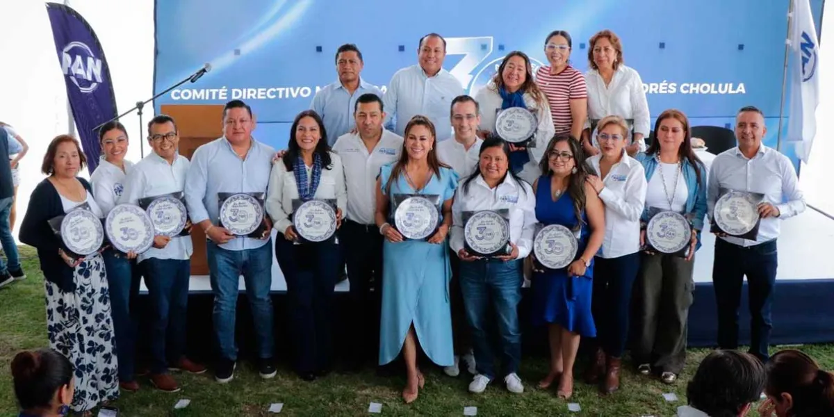 Acción Nacional celebró tres décadas de resultados en San Andrés Cholula