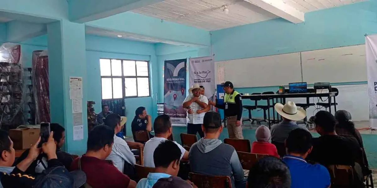 Se difunden acciones preventivas contra delitos en Huauchinango