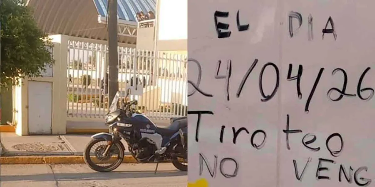 Amenaza de tiroteo en escuela de Texmelucan activa fuerte operativo