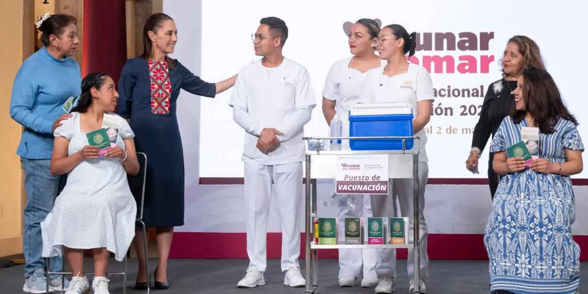 Sheinbaum presentó nuevas vacunas y equipo contra el cáncer