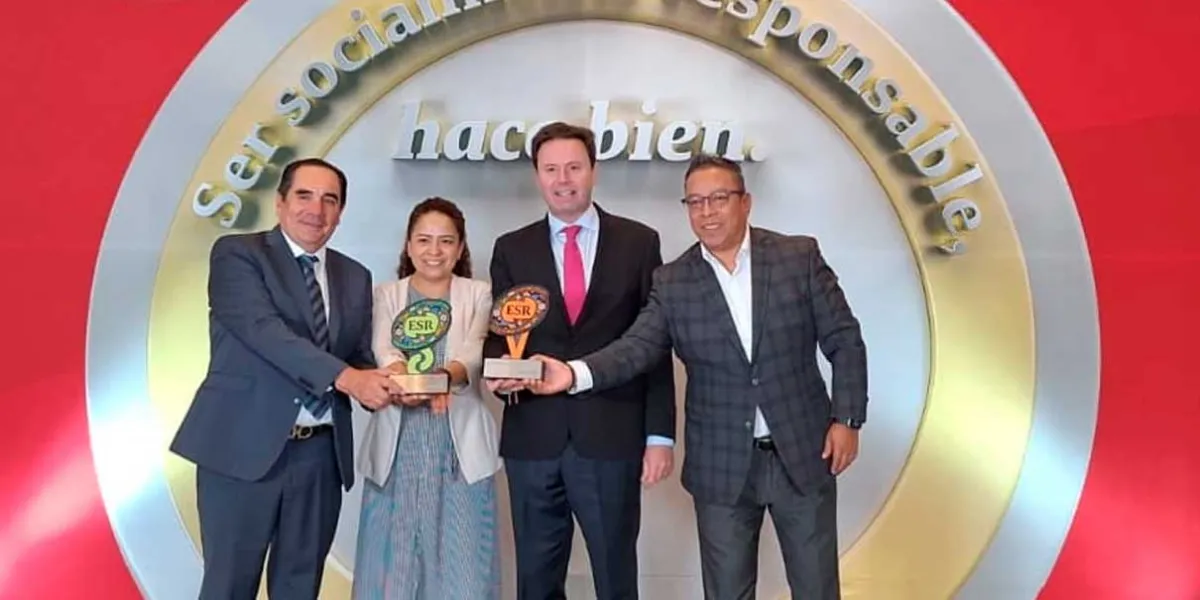 Agua de Puebla refrenda su compromiso social y obtiene por quinto año consecutivo el Distintivo ESR®