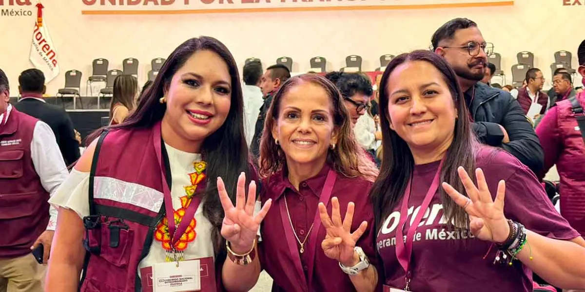 Tonantzin Fernández participa en Congreso de Morena y respalda nueva dirigencia nacional