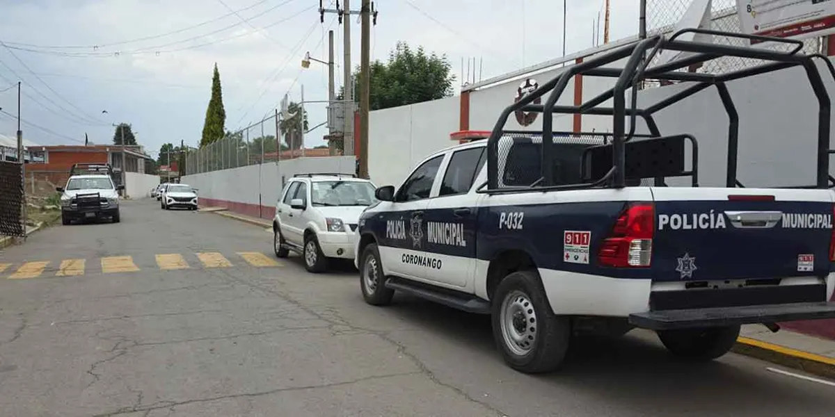 Amenaza de tiroteo en secundaria de Coronango provoca evacuación y fuerte operativo